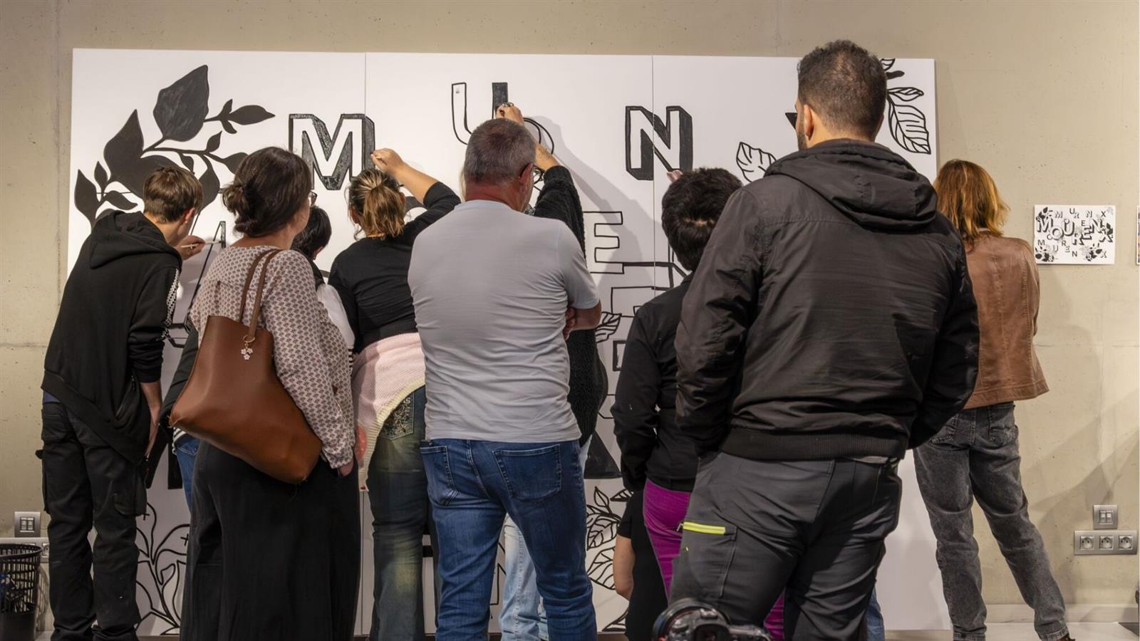 Vernissage : Le geste et l'image