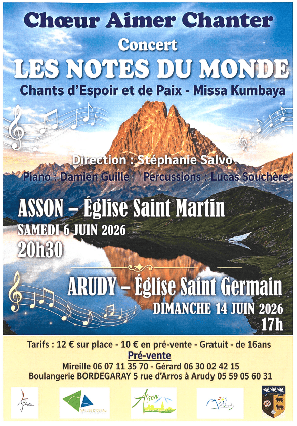 Concert : Choeur Aimer chanter - Les notes du  ...