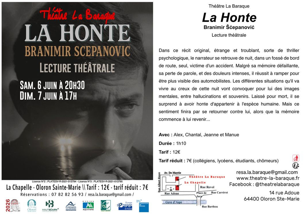 Théâtre La Baraque : La honte