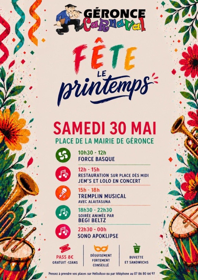 Géronce fête le Printemps !
