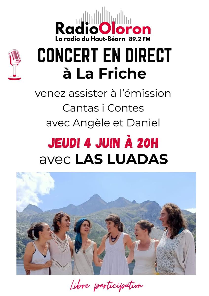 Soirée concert avec Las Luadas