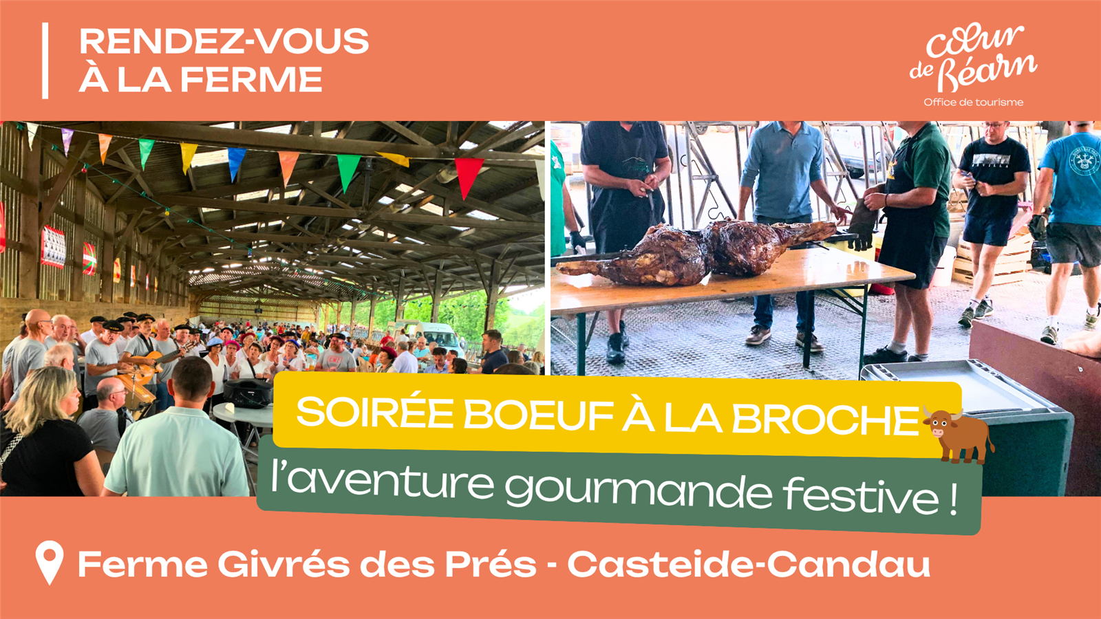 Soirée Boeuf à la broche et Chants Béarnais