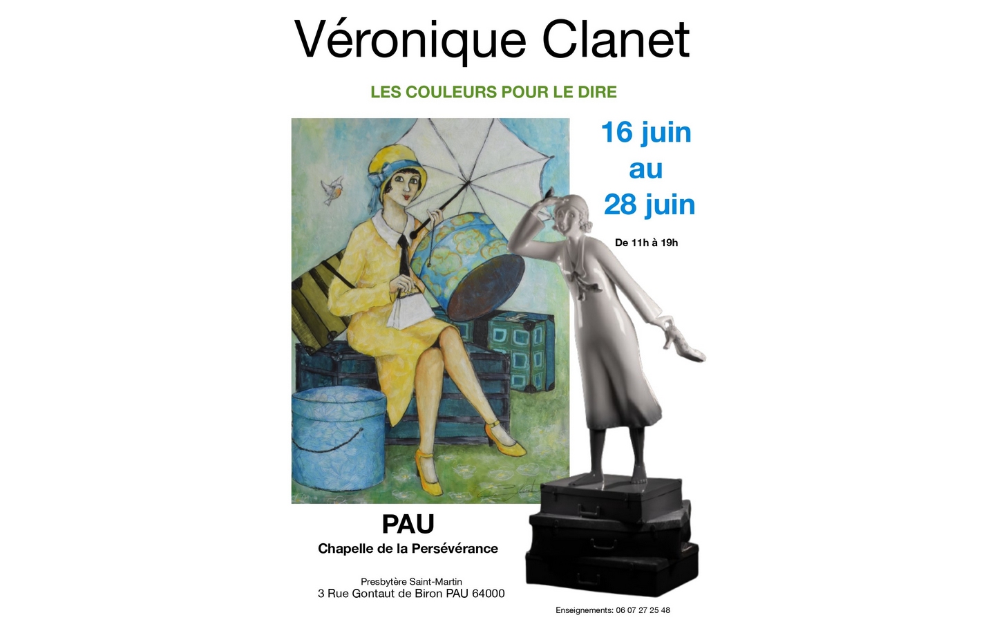 Exposition: Véronique Clanet - Les couleurs po ...