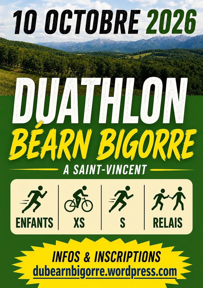 Duathlon Béarn Bigorre - Crédit: APE St-Vincent Labatmale | CC BY-NC-ND 4.0