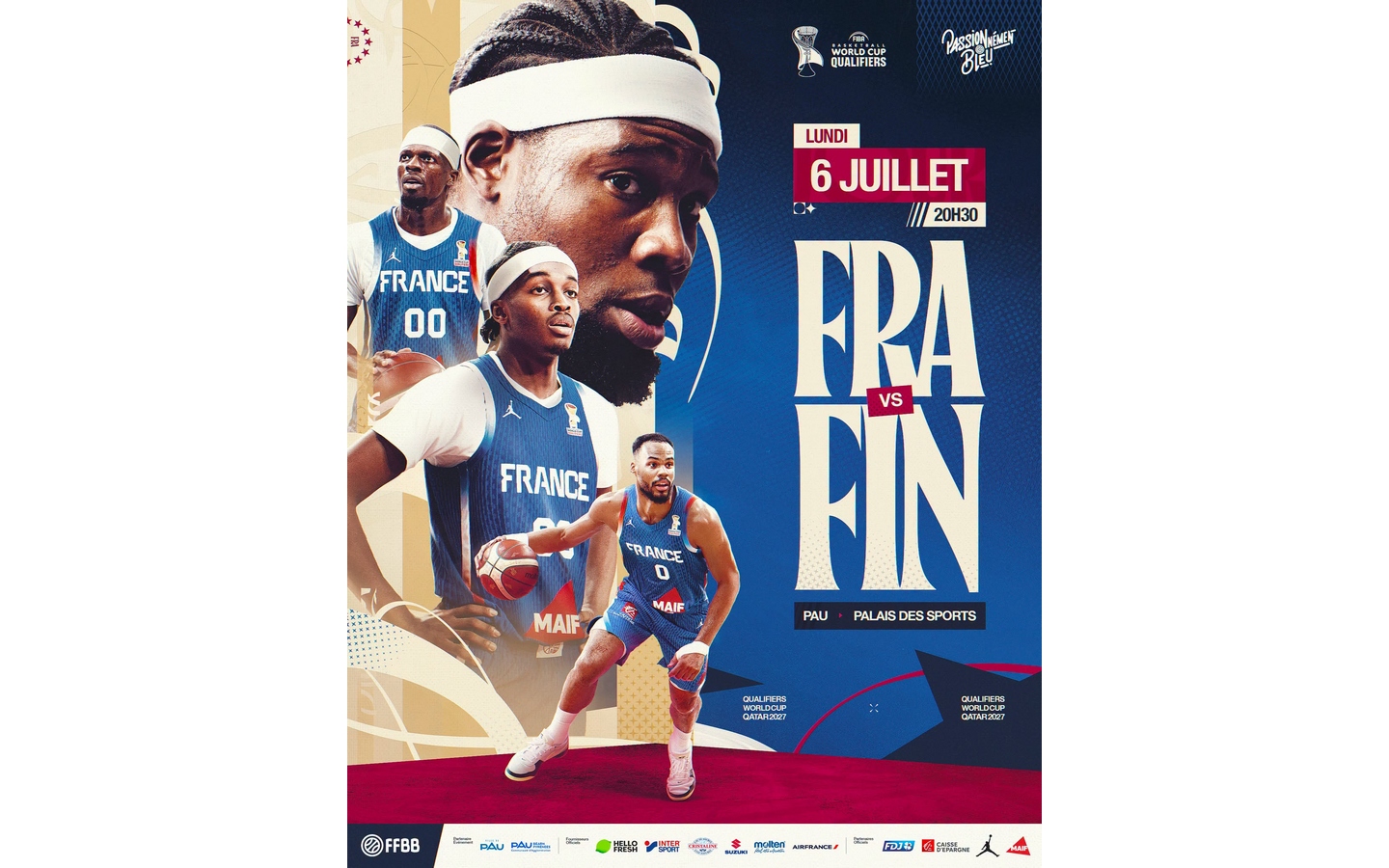 Equipe de france de basket: France Vs Finlande