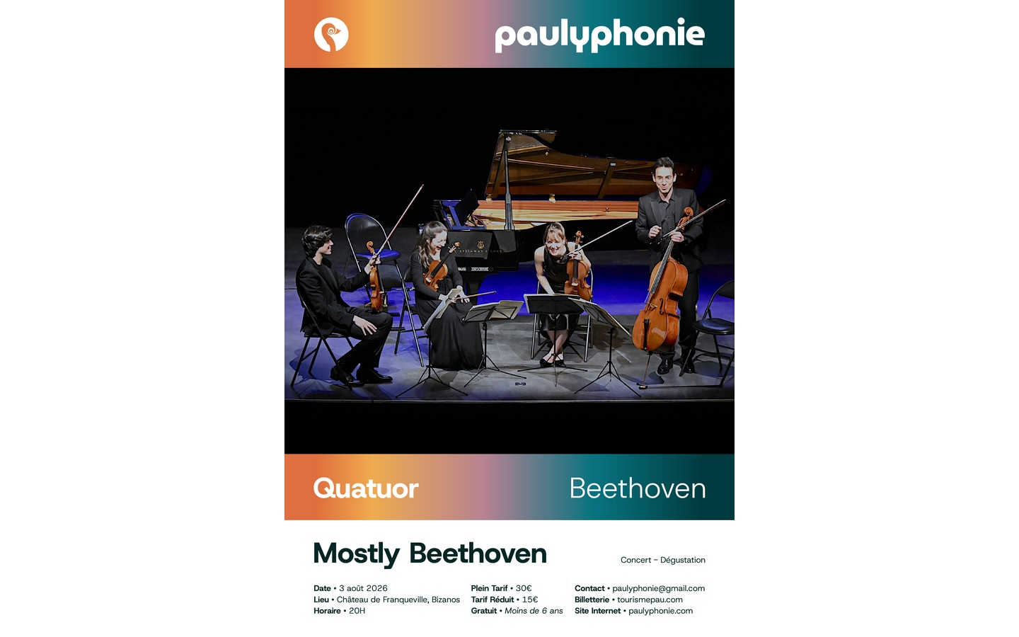 Festival Paulyphonie - Mostly Beethoveen (conc ...