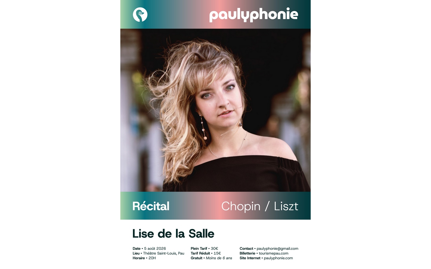 Festival Paulyphonie - Récital Chopin / Liszt