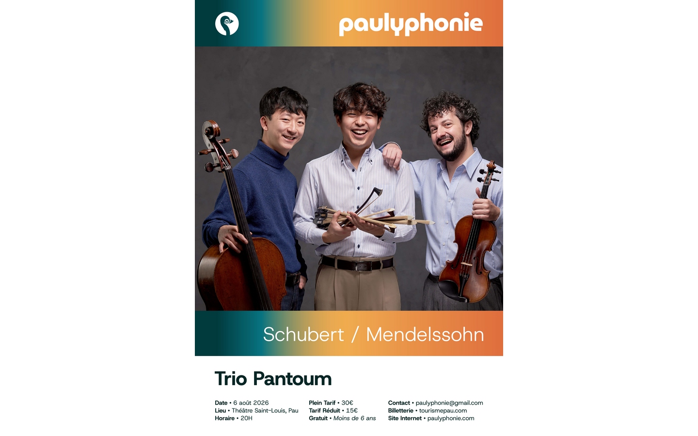 Festival Paulyphonie - Concert Schubert / Mend ...