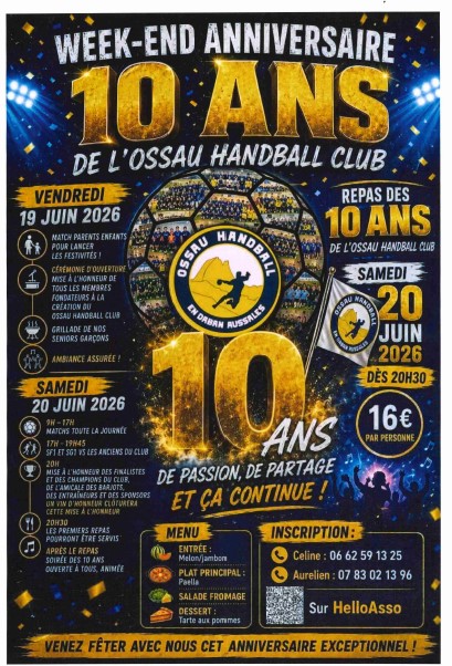 Week-end anniversaire : Les 10 ans de l'Ossau  ...
