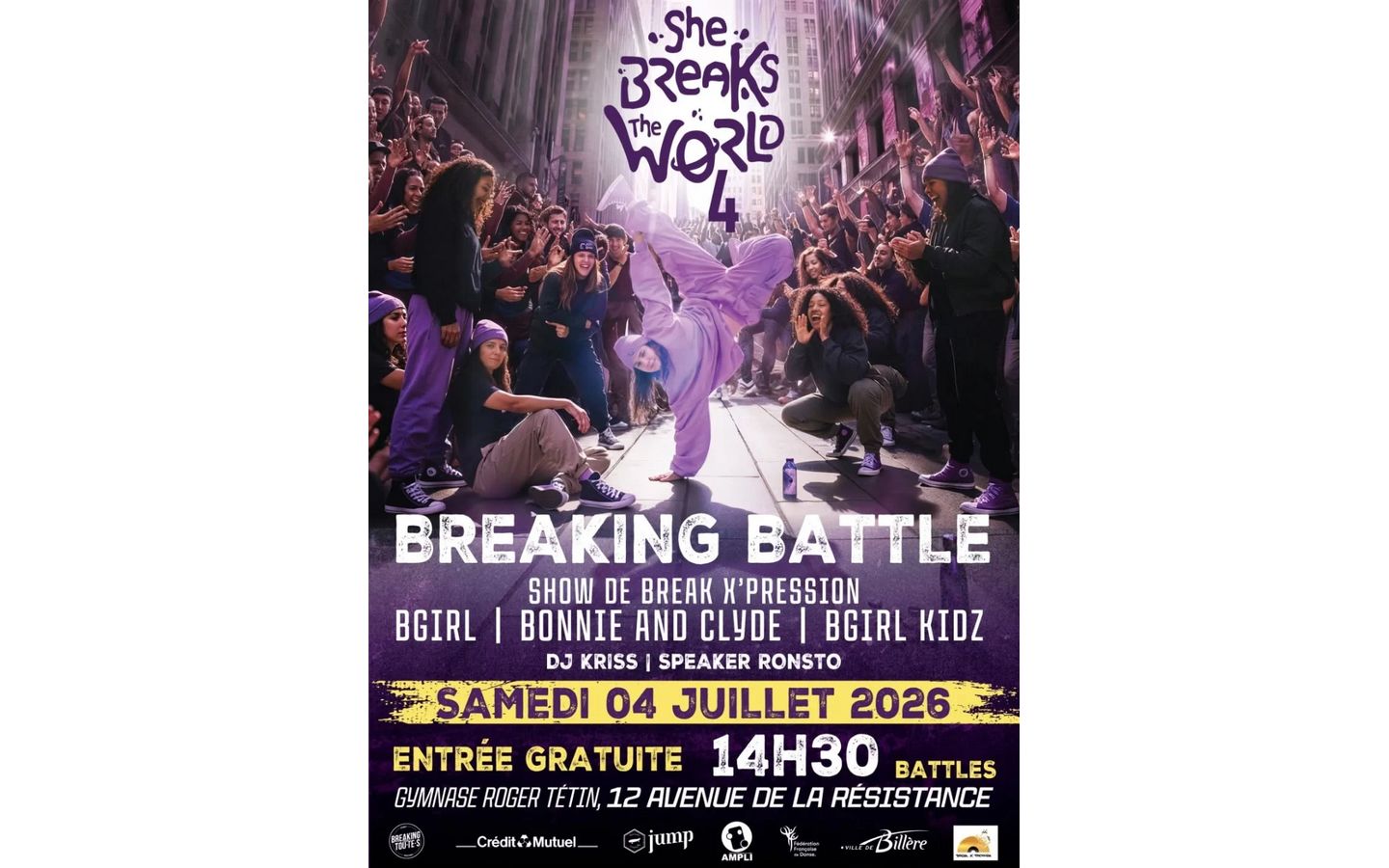 Danse hip-hop "She breaks the world"