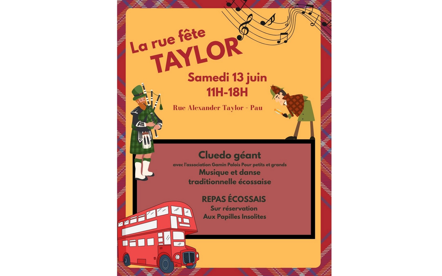 La rue Taylor en fête