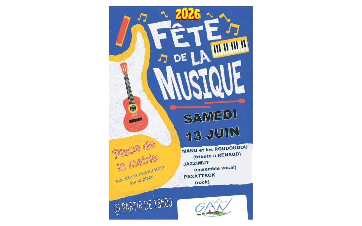 Fête de la musique à Gan