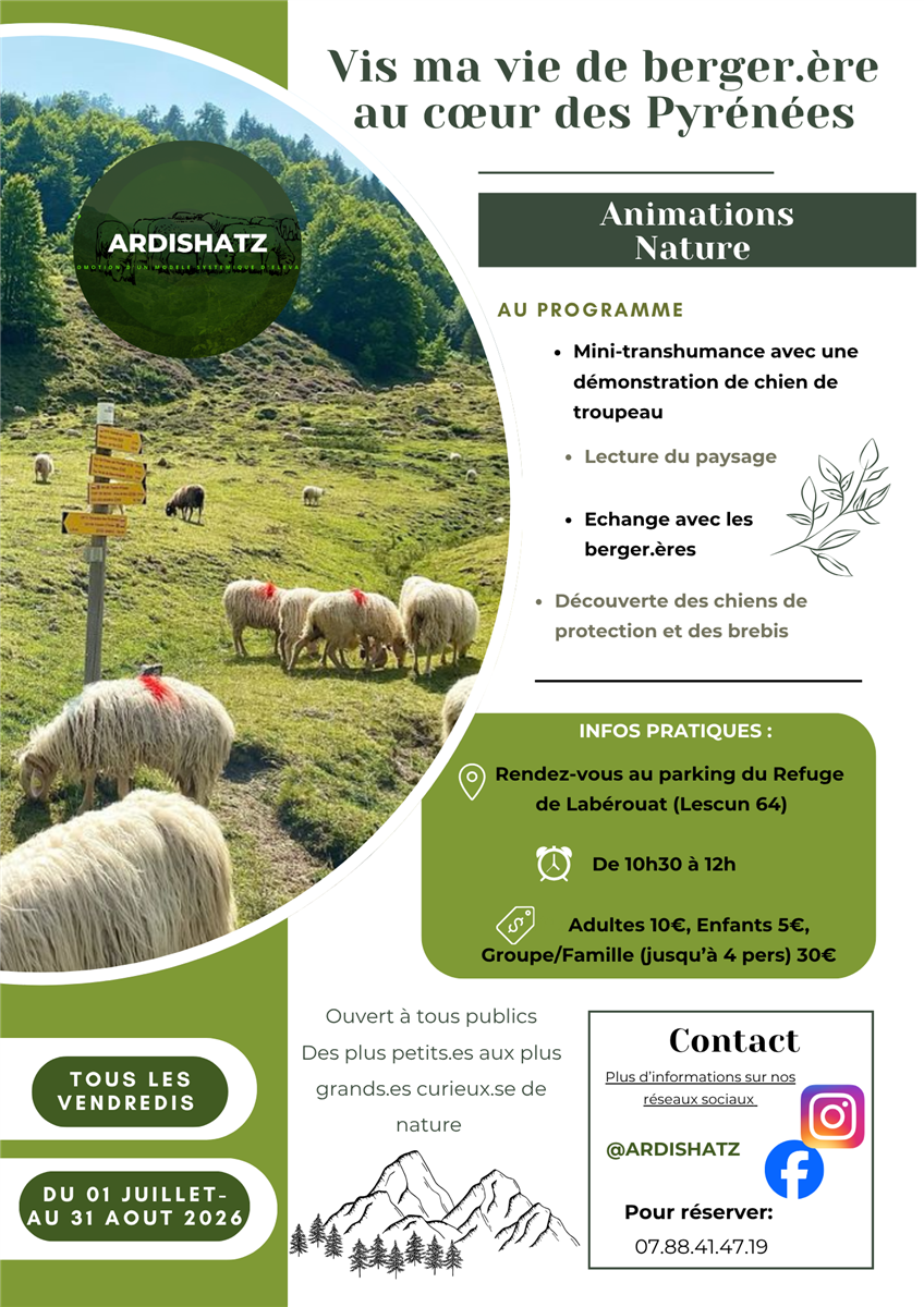 Vis ma vie de berger au coeur des Pyrénées