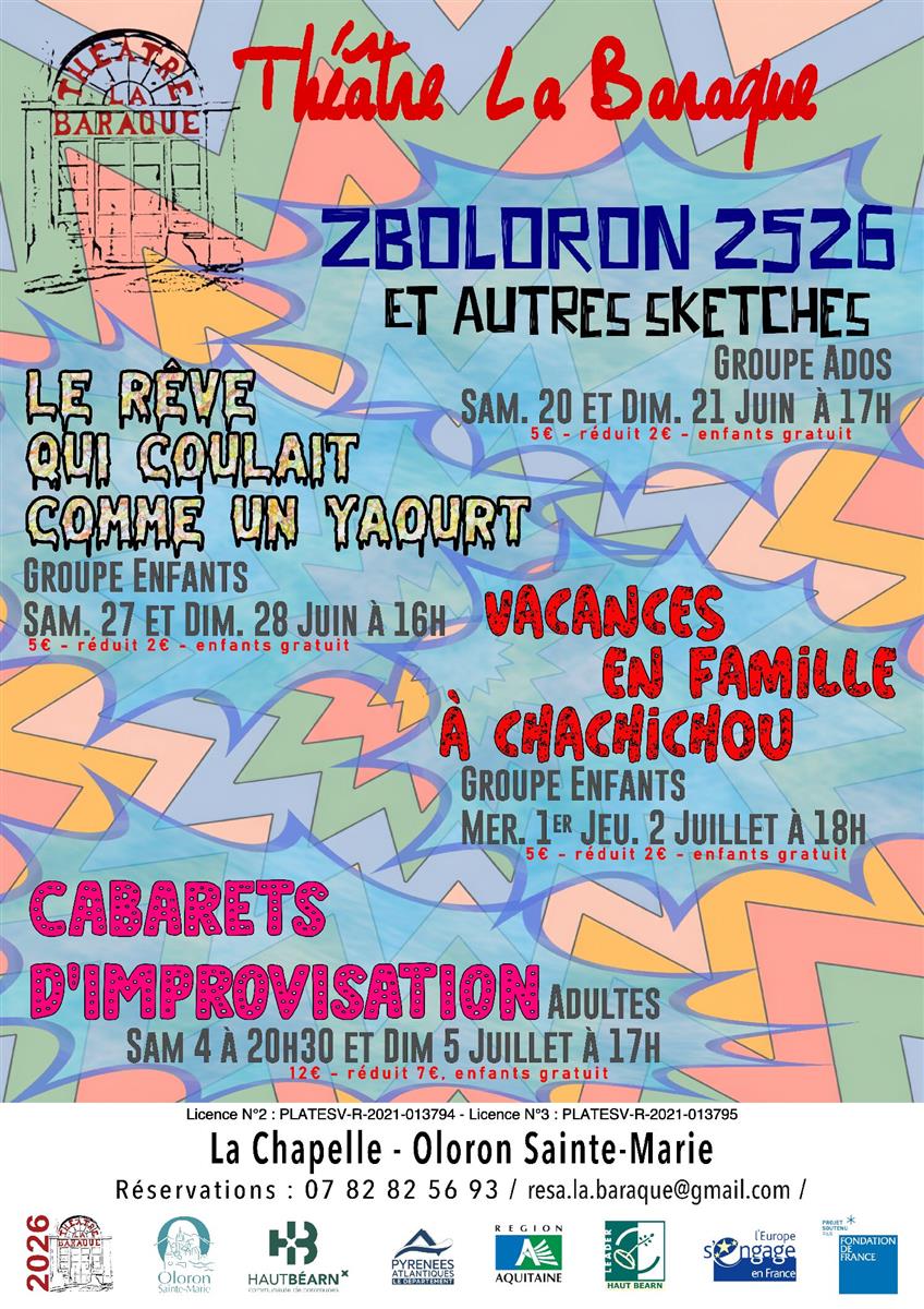 Théâtre: La Baraque "Vacances en famille à Cha ...
