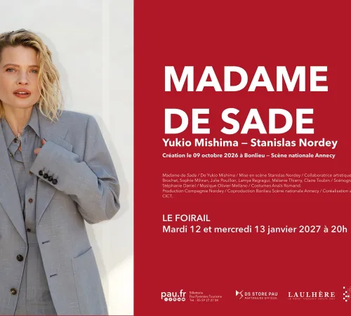 Saison Théâtre à Pau - Madame de Sade