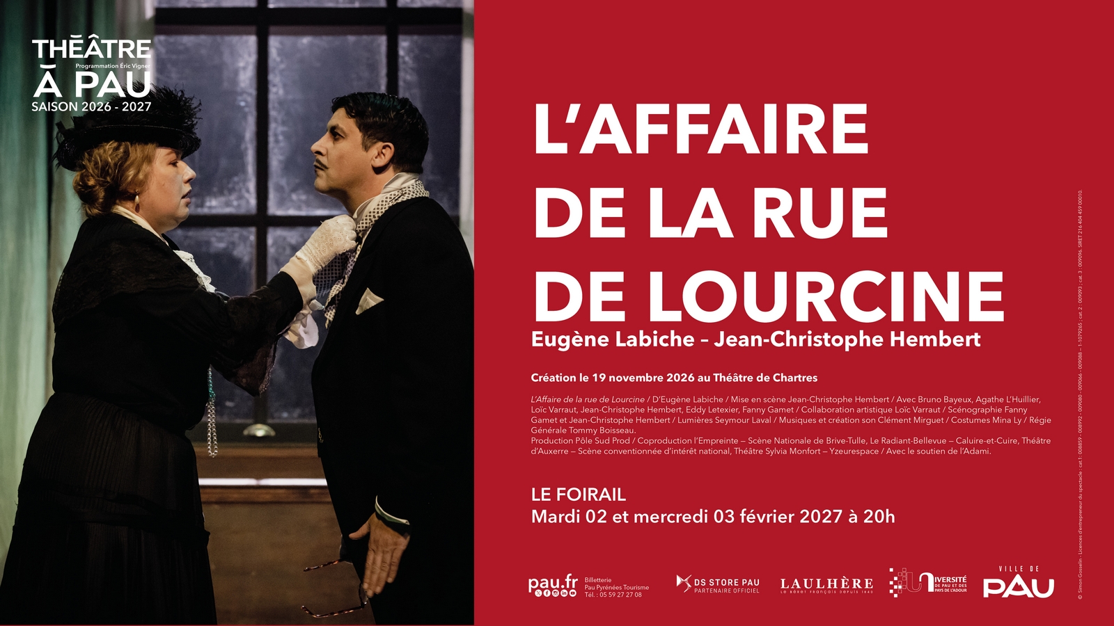 Saison Théâtre à Pau - L'affaire de la rue de  ...