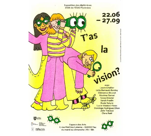 T’as la vision ? — Exposition de diplômés en design graphique multimédia