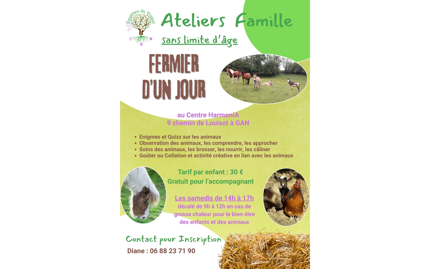 Atelier famille "fermier d’un jour"