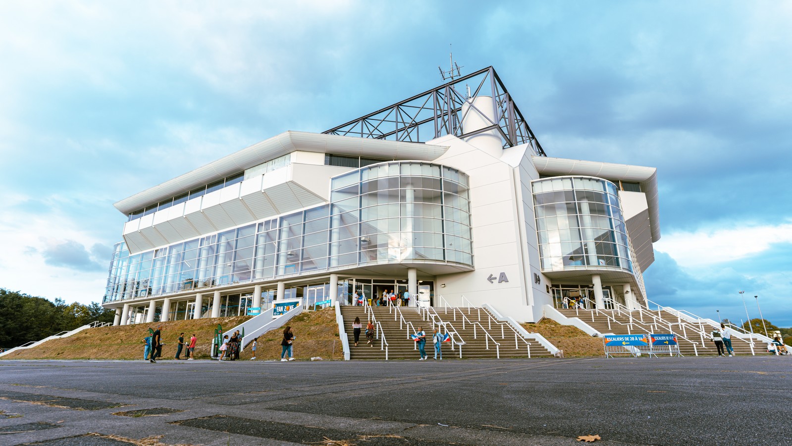 Au cœur du Palais des sports