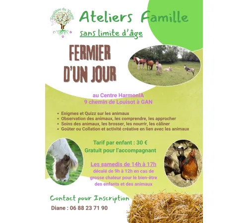 Atelier famille "fermier d’un jour"
