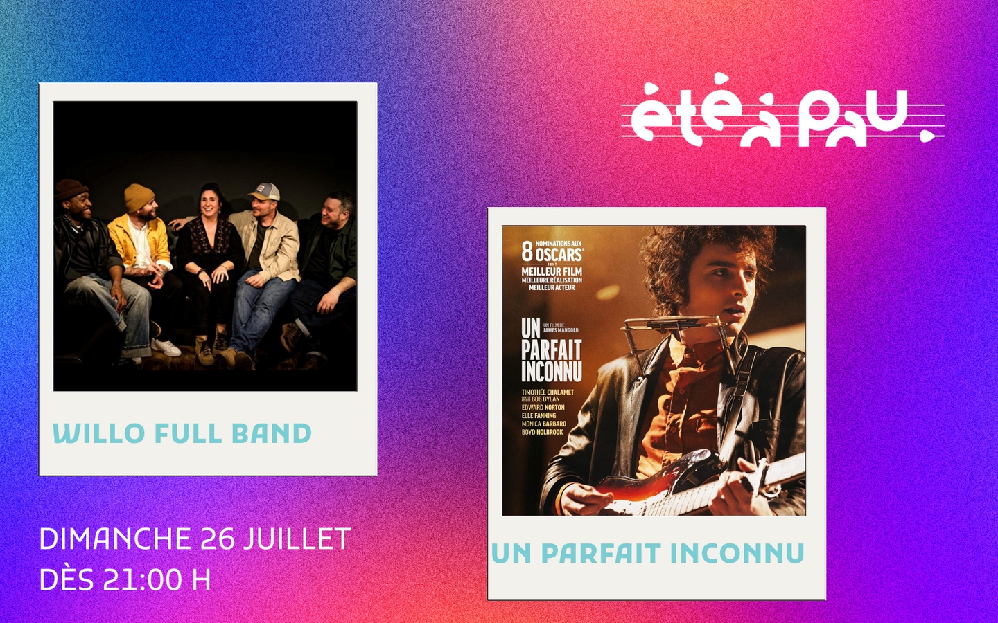 Été à Pau 2026 : Ciné Concert