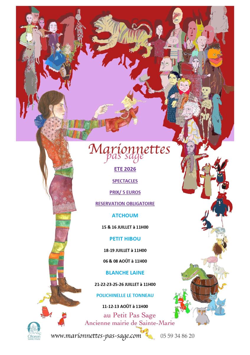 Spectacle Marionnettes Pas Sage " Blanche laine"