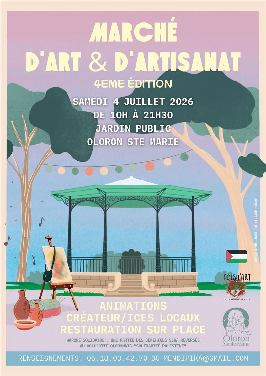 Quartiers d'été 2026 - Marché d'art et d'artisanat