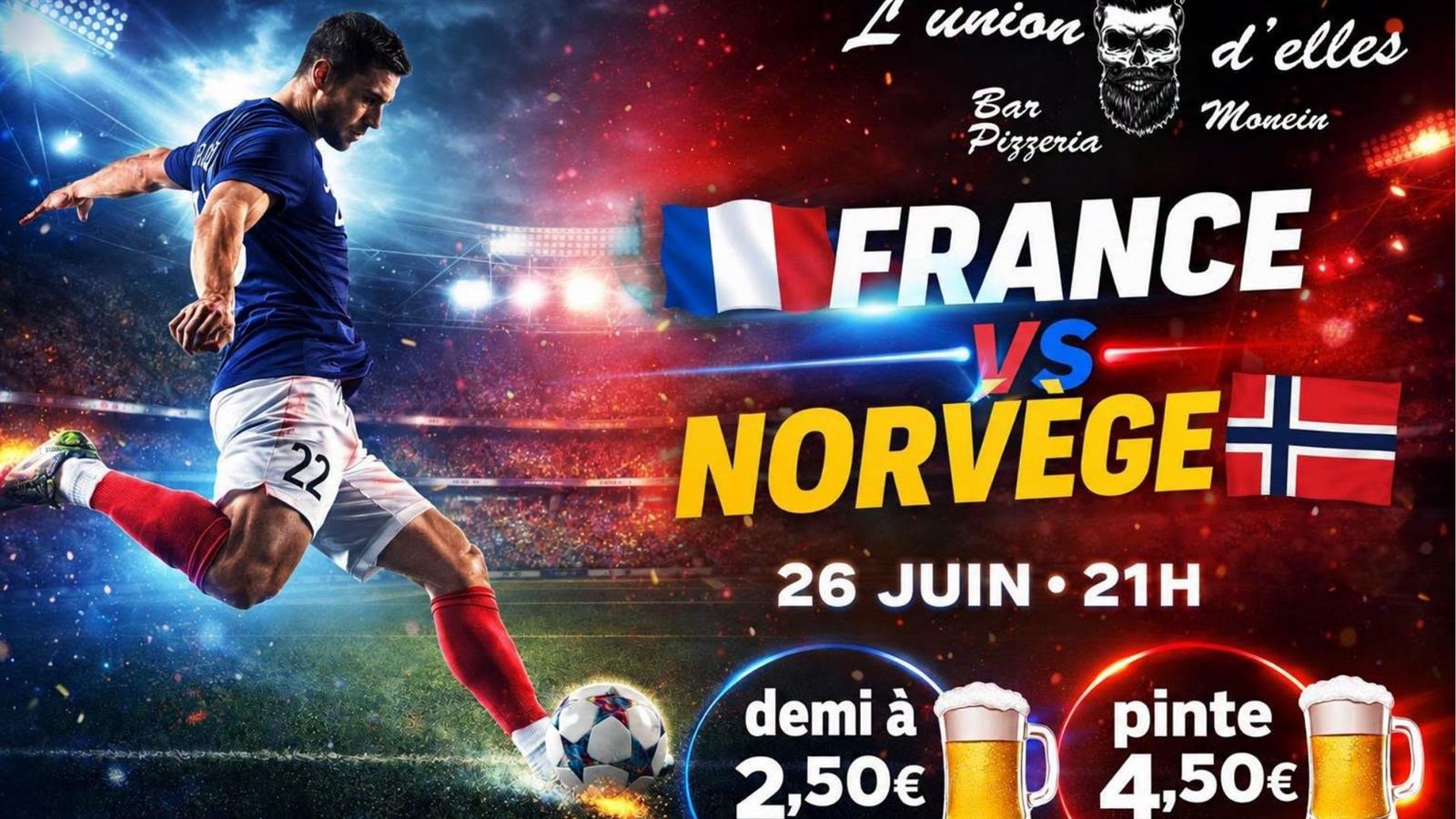 Retransmission Match de Foot : France vs Norvège