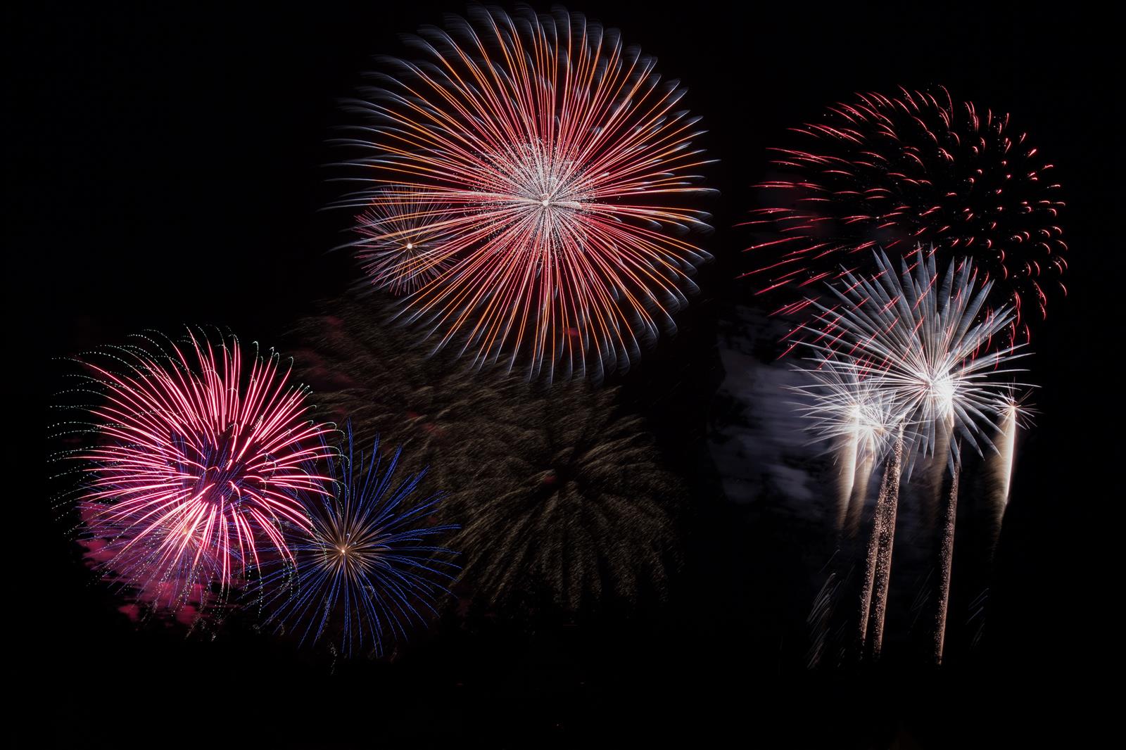 Bal des pompiers et son feu d'artifice