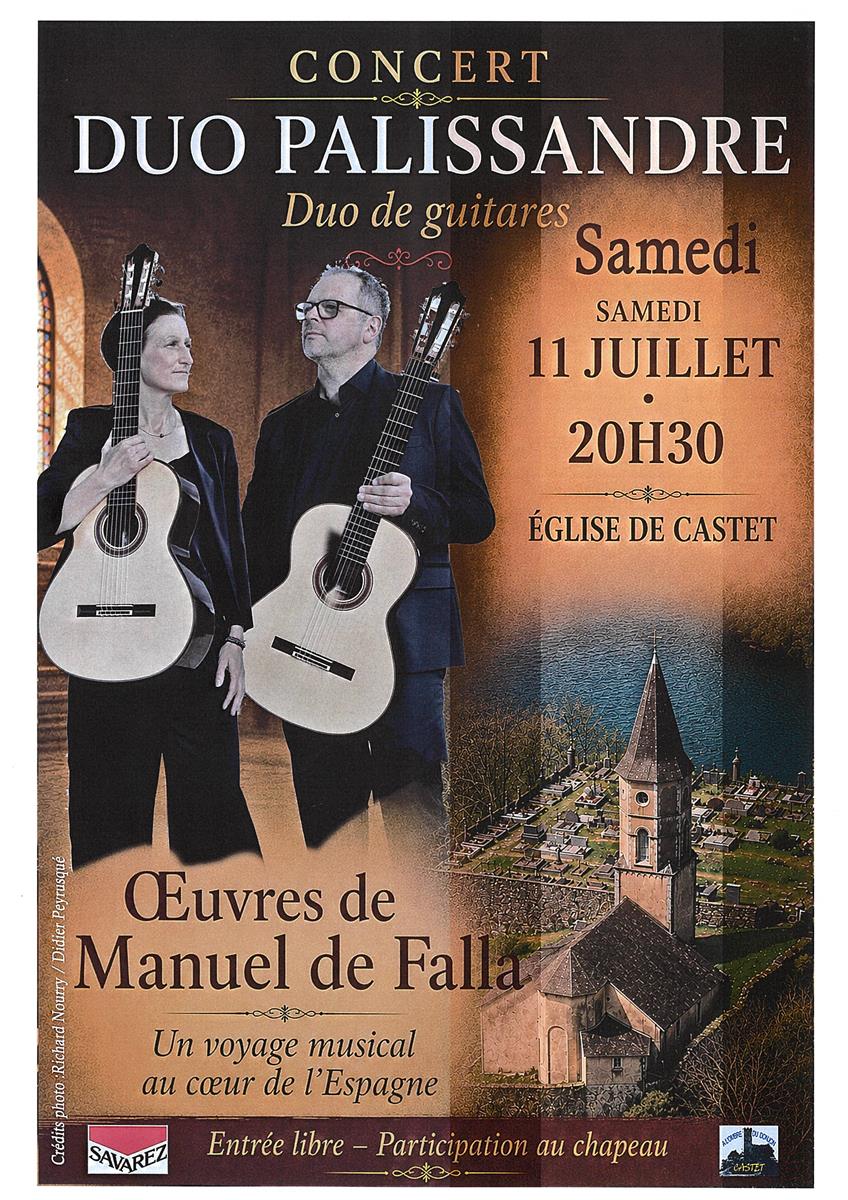 Concert Duo Palissandre - duo de guitares