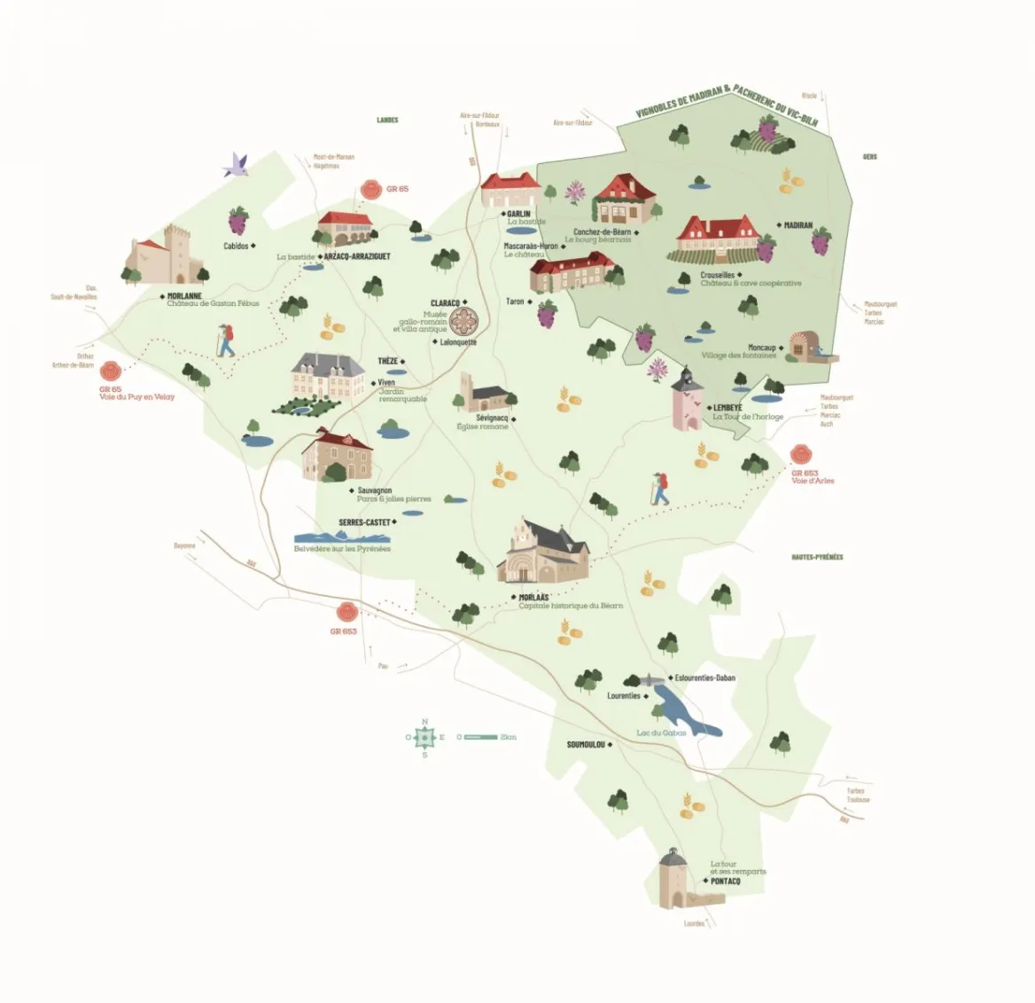 map béarn
