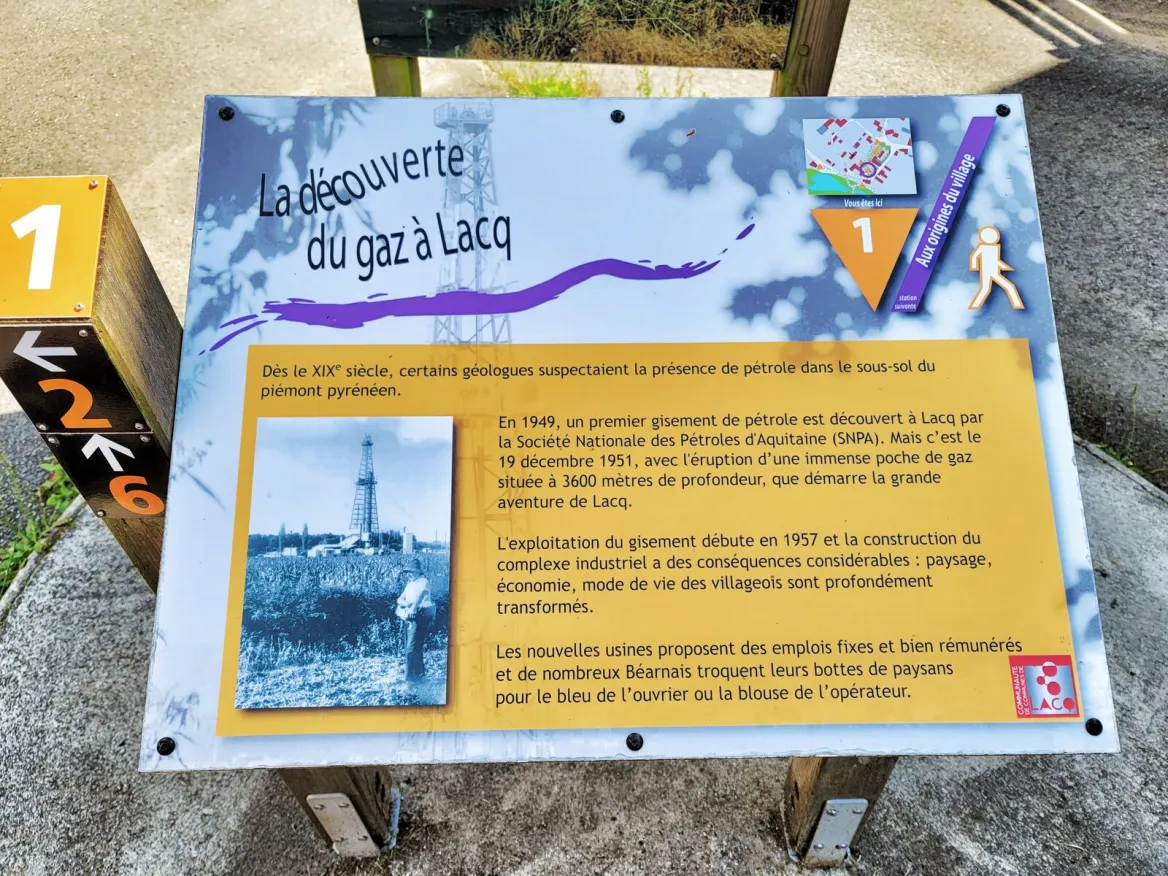 discovery of gas in Lacq