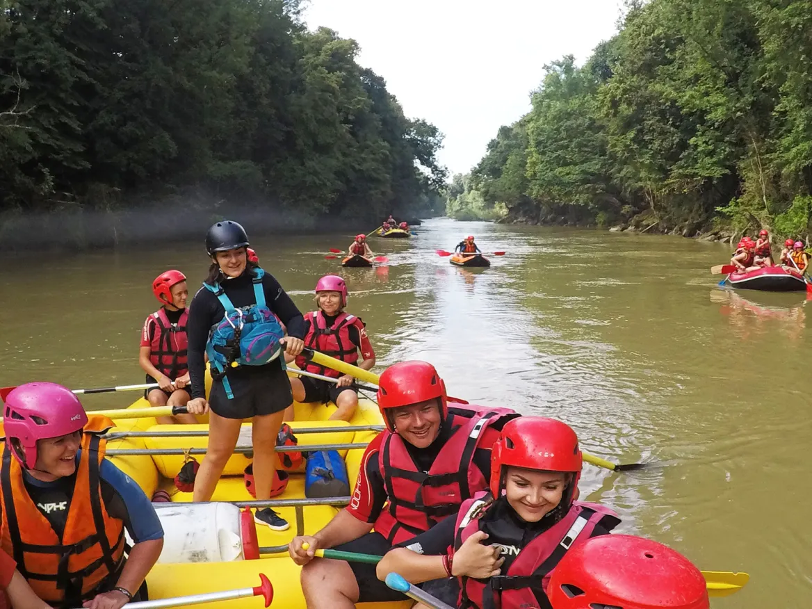 Rafting on the Gave d'Oloron