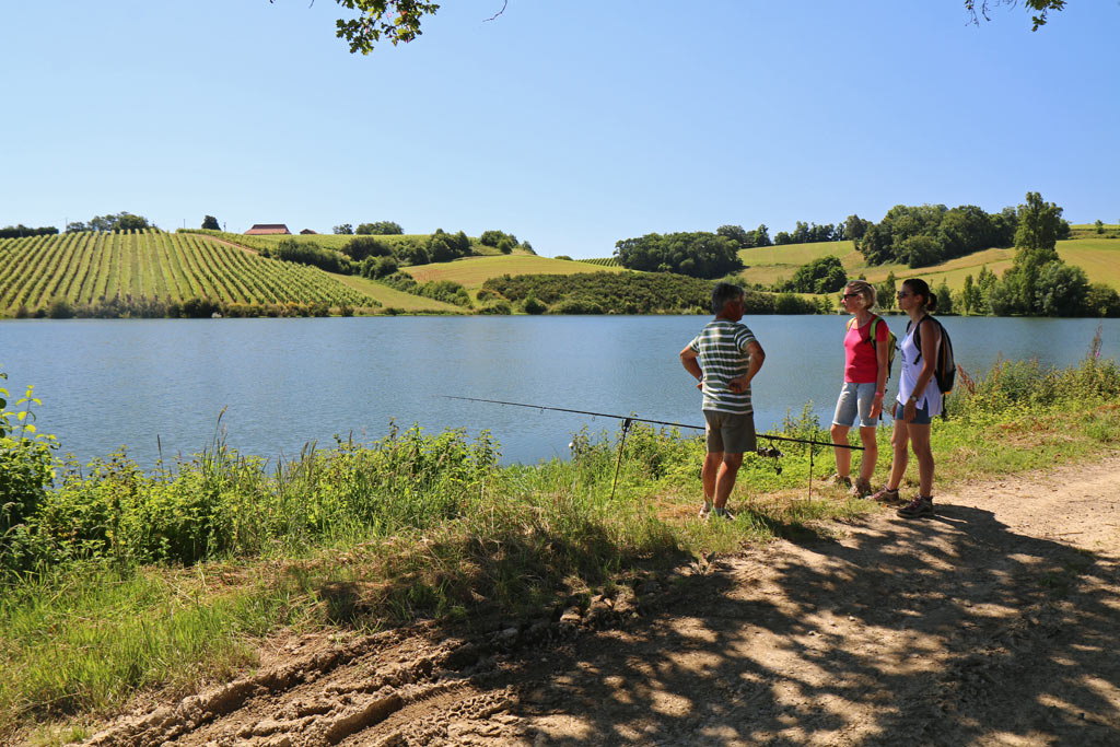 Randonnée, Pêche ... Au lac d'Aydie