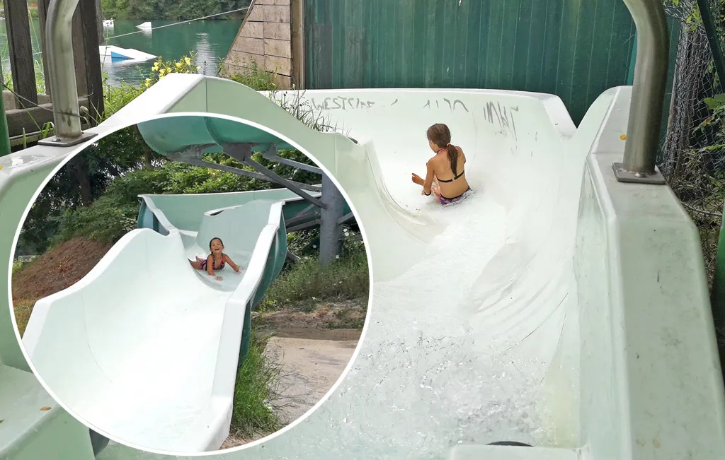 toboggan aquatique baudreix