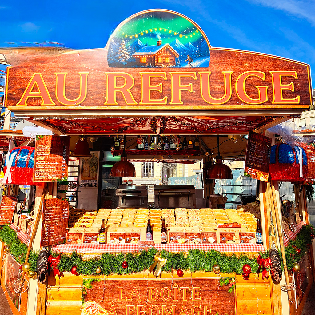 Chalet "Au Refuge" au Marché de Noël de Pau - Chaleur et gourmandise au rendez-vous !